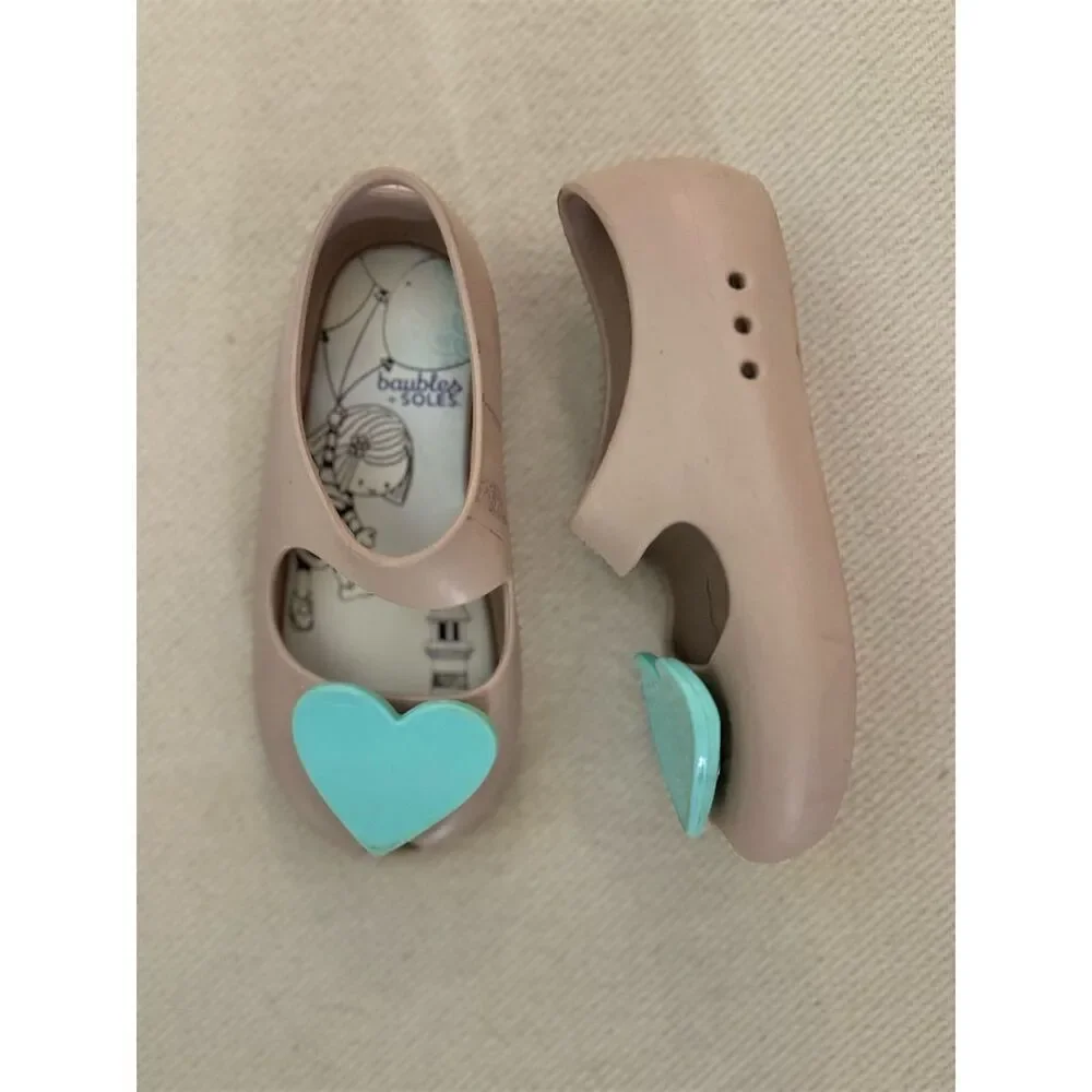 Baubles and Soles® Kaia Heart cute Kawaii Interchangeable‎ Shoes Flats